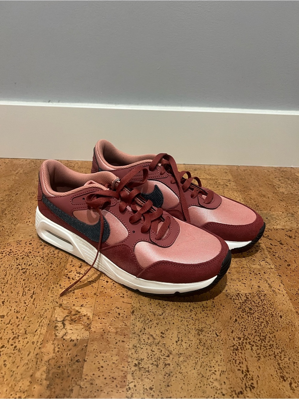 Nike Women's Rose and Maroon Casual Sneakers